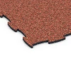 Detailaufnahme der Randausprägung von WARCO-Produkt 6809, Dog Agility Flooring, Format 97,1 x 97,1 × 1,8 cm, Farbe Embers.