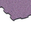 Detailaufnahme der Randausprägung von WARCO-Produkt 6837, Fitness Active Floor System, Format 97,1 x 97,1 × 1,8 cm, Farbe Lavender.