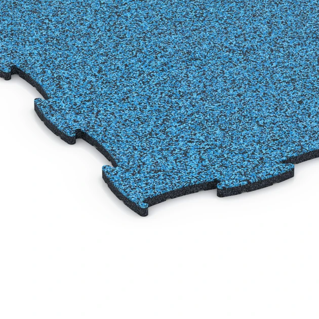 Detailaufnahme der Randausprägung von WARCO-Produkt 6812, Dog Agility Flooring, Format 97,1 x 97,1 × 1,8 cm, Farbe Atlantic.