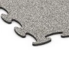 Detailaufnahme der Randausprägung von WARCO-Produkt 6923, Exhibition Click Floor Tile, Format 98 x 98 × 1,8 cm, Farbe Grey Granite.