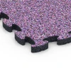 Detailaufnahme der Randausprägung von WARCO-Produkt 6936, Safety Puzzle Tile, Format 44,6 x 44,6 × 2,8 cm, Farbe Lavender.