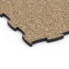 Detailaufnahme der Randausprägung von WARCO-Produkt 6853, Fitness Active Floor System, Format 97,1 x 97,1 x 2,8 cm, Farbe Terracotta.