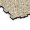 Detailaufnahme der Randausprägung von WARCO-Produkt 6856, Fitness Active Floor System, Format 97,1 x 97,1 x 2,8 cm, Farbe Travertine.