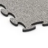 Detailaufnahme der Randausprägung von WARCO-Produkt 6887, Fitness Max Floor System, Format 97,1 x 97,1 x 2,8 cm, Farbe Grey Granite.