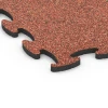 Detailaufnahme der Randausprägung von WARCO-Produkt 6890, Fitness Max Floor System, Format 98 x 98 x 2,8 cm, Farbe Embers.