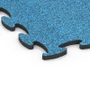 Detailaufnahme der Randausprägung von WARCO-Produkt 6893, Fitness Max Floor System, Format 98 x 98 x 2,8 cm, Farbe Atlantic.