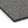 Detailaufnahme der Randausprägung von WARCO-Produkt 7132, Outdoor Gym Flooring, Format 60 x 60 x 3 cm | 0,36 m², Farbe Dark grey granite.