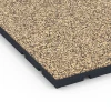 Detailaufnahme der Randausprägung von WARCO-Produkt 7140, Outdoor Gym Flooring, Format 60 x 60 x 3 cm | 0,36 m², Farbe Rattan.
