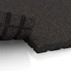 Großaufnahme vom Verbindungssystem von WARCO-Boden 3640 - Stable mat HD im Farbdesign Anthracite. Abmessungen 100 x 100 x 4 cm.