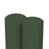 Großaufnahme vom Verbindungssystem von WARCO-Boden 2552 - Rubber granulate palisade im Farbdesign Grass Green. Abmessungen ø 250 x 400 mm.