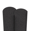 Großaufnahme vom Verbindungssystem von WARCO-Boden 2566 - Rubber granulate palisade im Farbdesign Anthracite. Abmessungen ø 250 x 800 mm.