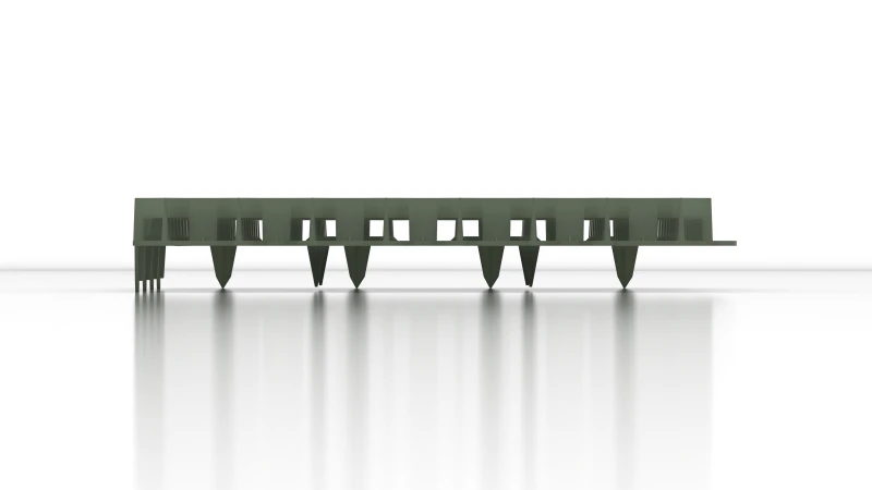 Spikes or ground anchors