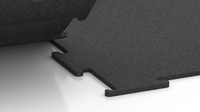 Cut jigsaw interlock without bevel