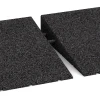 Großaufnahme vom Verbindungssystem von WARCO-Boden 2548 - Transition ramp 75 cm im Farbdesign Anthracite. Abmessungen 75 x 30 cm | 8 < 65 mm.