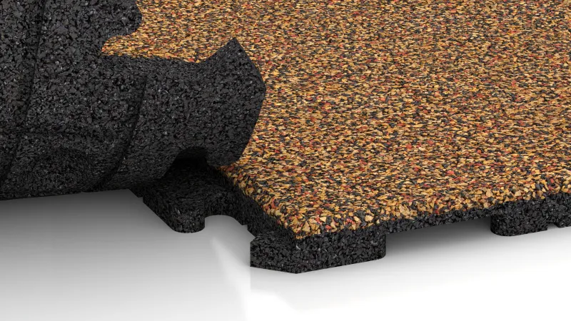 Concealed interlocking puzzle joint with rounded bevel