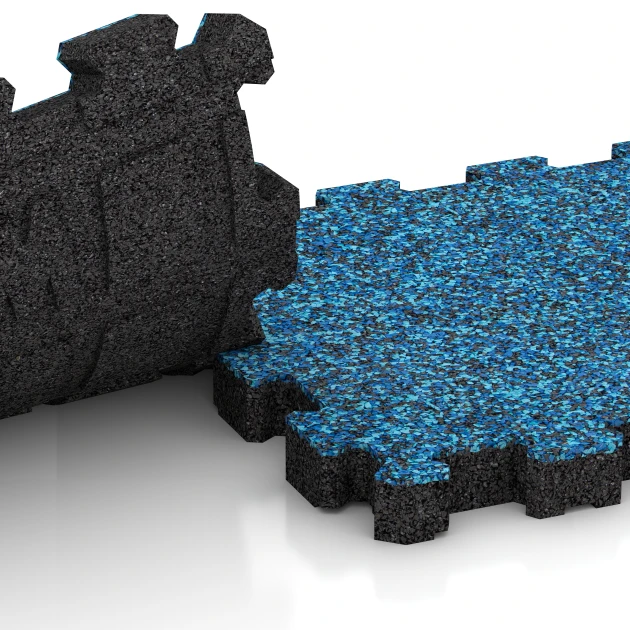 Großaufnahme vom Verbindungssystem von WARCO-Boden 5419 - Pool Decking Tile Seamless im Farbdesign Atlantic. Abmessungen 30,6 x 30,6 x 3 cm | 0,094 m².