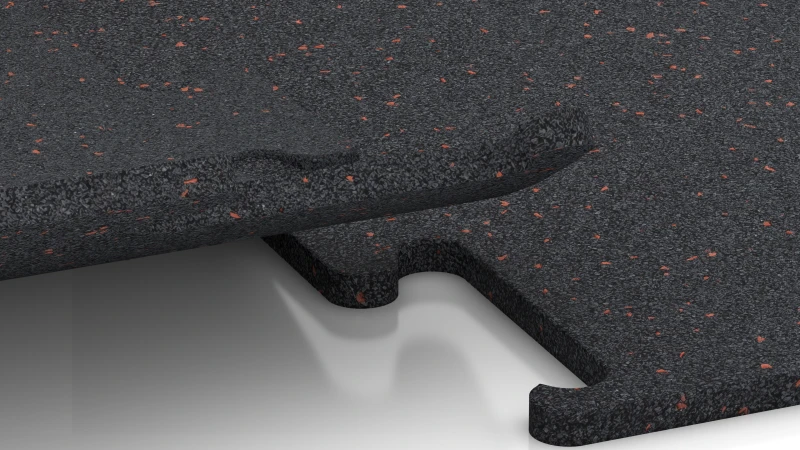 Cut jigsaw interlock without bevel