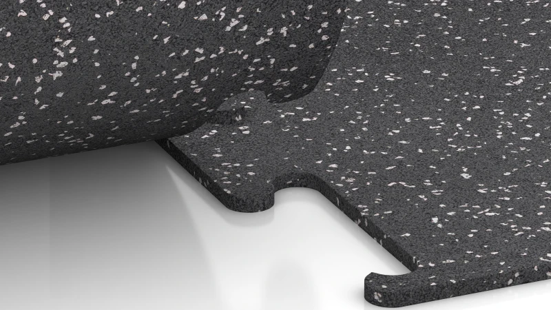 Cut jigsaw interlock without bevel