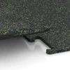 Großaufnahme vom Verbindungssystem von WARCO-Boden 3771 - Fitness Performance Elite Training Floor im Farbdesign Light Green Speckled. Abmessungen 50 x 50 x 1,5 cm | 0,25 m².