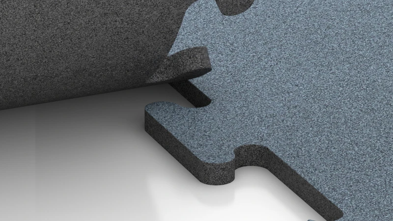 Cut jigsaw interlock without bevel