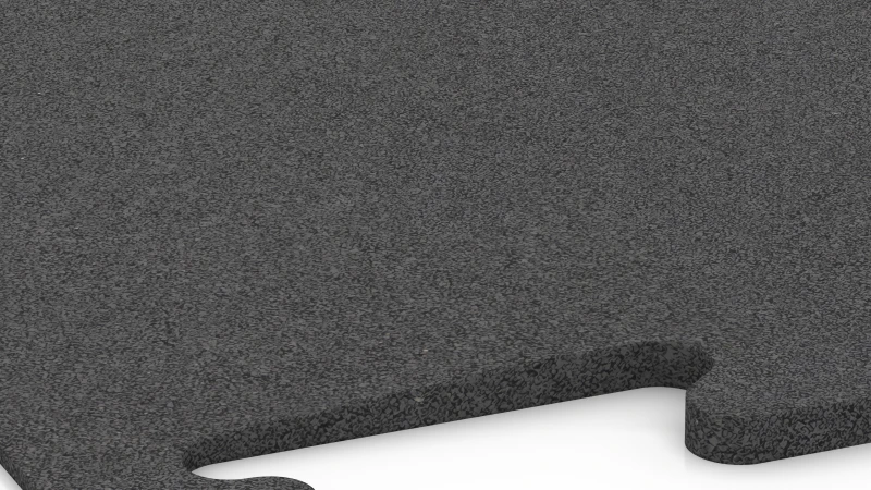 Cut jigsaw interlock without bevel