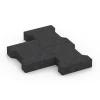 Großaufnahme vom Verbindungssystem von WARCO-Boden 7068 - Block Paving im Farbdesign Anthracite. Abmessungen 20 x 16,5 x 4,5 cm | 0,0278 m².
