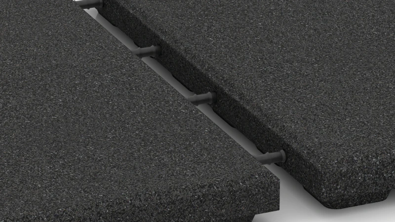 Plug connector bonded in place