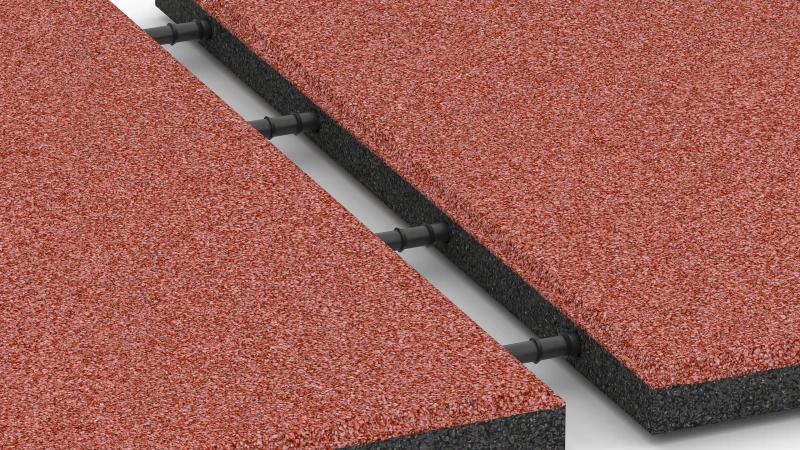 Plug connector bonded in place