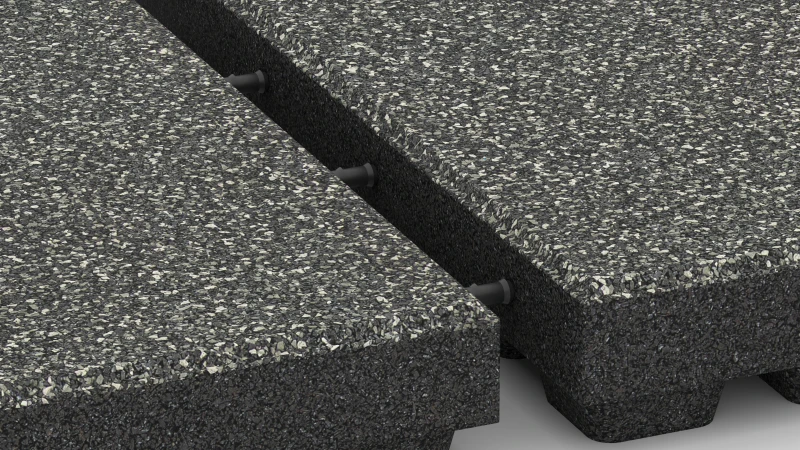 Plug connector bonded in place