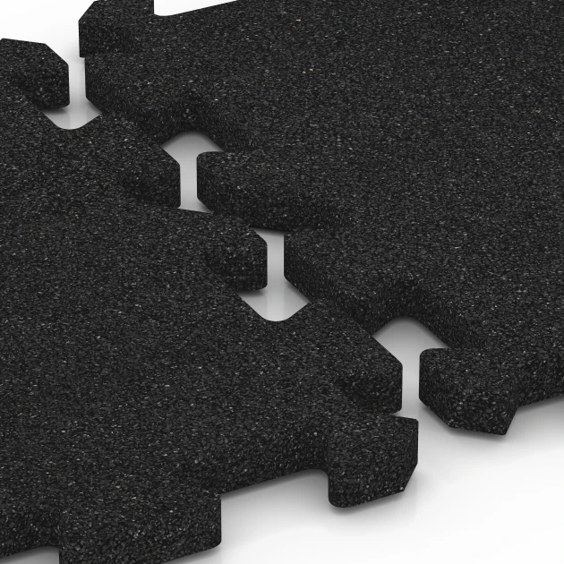 Großaufnahme vom Verbindungssystem von WARCO-Boden 6606 - Pool base tile im Farbdesign Anthracite. Abmessungen 50 x 50 x 3 cm | 0,25 m².
