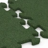 Großaufnahme vom Verbindungssystem von WARCO-Boden 6411 - Balcony floor tile im Farbdesign Grass green. Abmessungen 50 x 50 x 2 cm | 0,25 m².