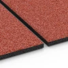 Großaufnahme vom Verbindungssystem von WARCO-Boden 6382 - Stable Mat im Farbdesign Brick red. Abmessungen 100 x 50 x 3 cm | 0,50 m².