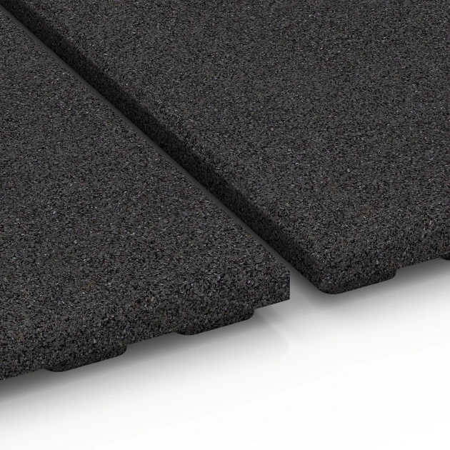 Großaufnahme vom Verbindungssystem von WARCO-Boden 6385 - Stable Mat Comfort im Farbdesign Anthracite. Abmessungen 100 x 50 x 4 cm | 0,50 m².