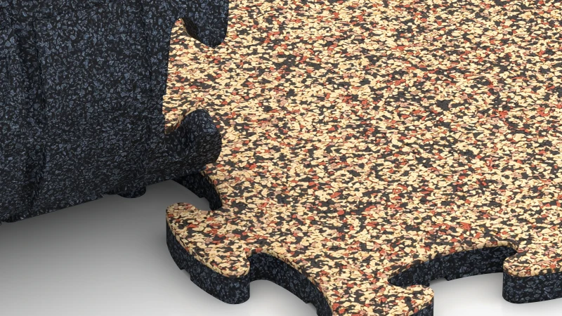 Optimised jigsaw interlock without bevel