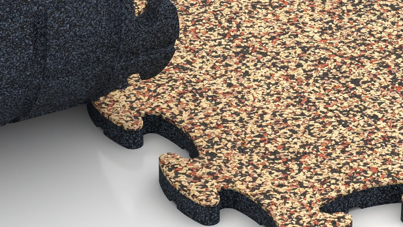 Optimised jigsaw interlock without bevel