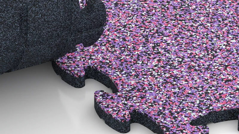Optimised jigsaw interlock without bevel