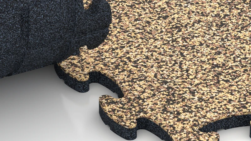 Optimised jigsaw interlock without bevel