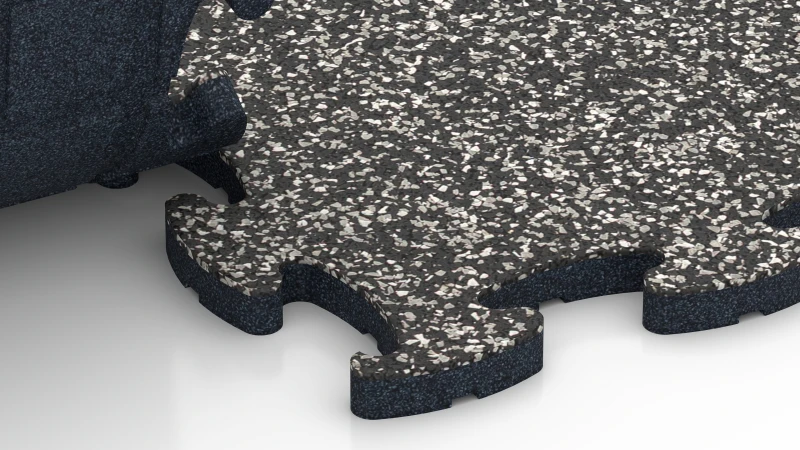 Optimised jigsaw interlock without bevel