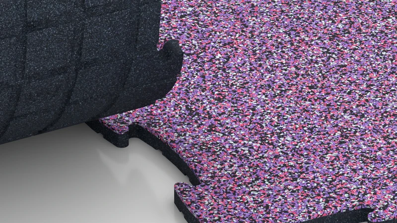 Optimised jigsaw interlock without bevel