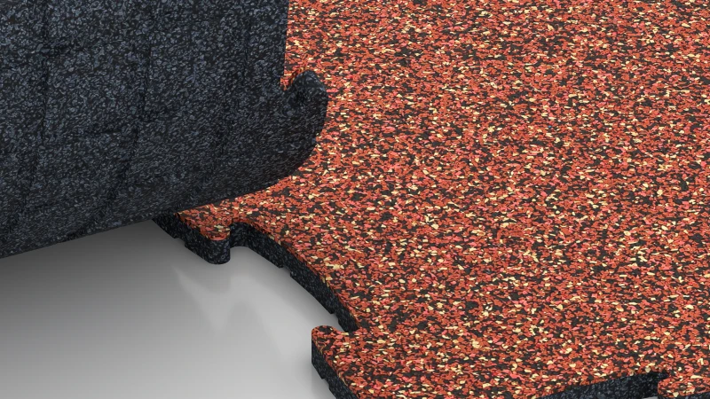 Optimised jigsaw interlock without bevel