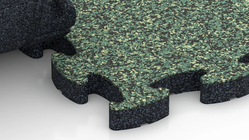 Optimised jigsaw interlock without bevel