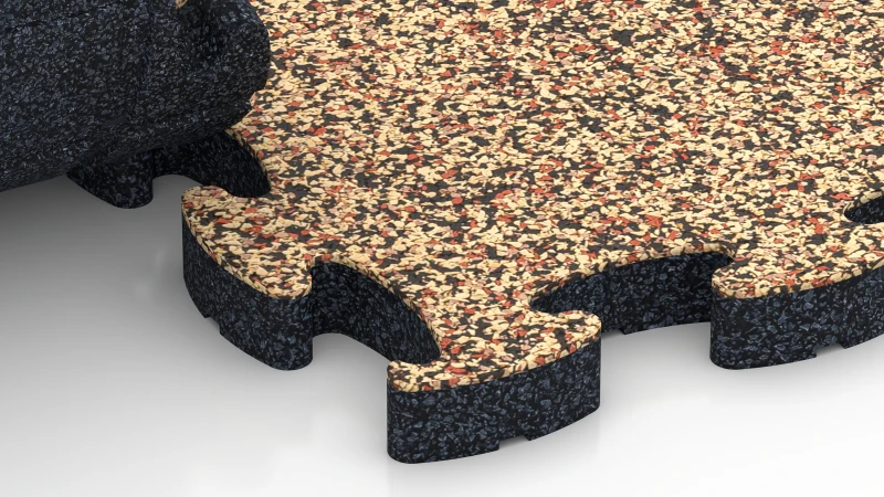 Optimised jigsaw interlock without bevel