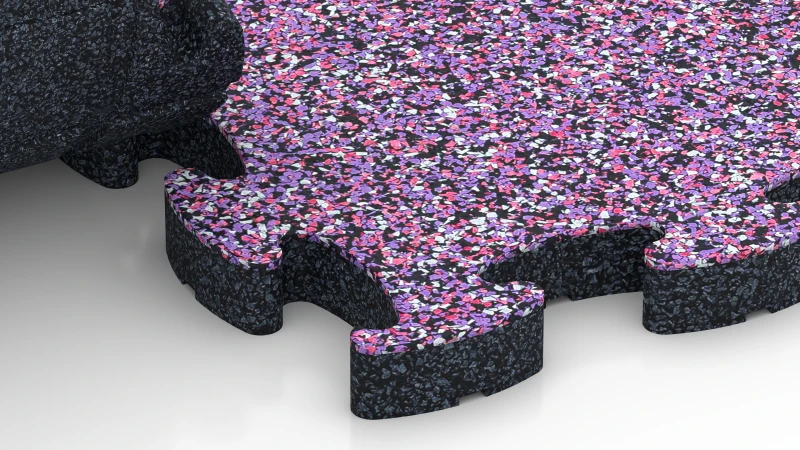 Optimised jigsaw interlock without bevel