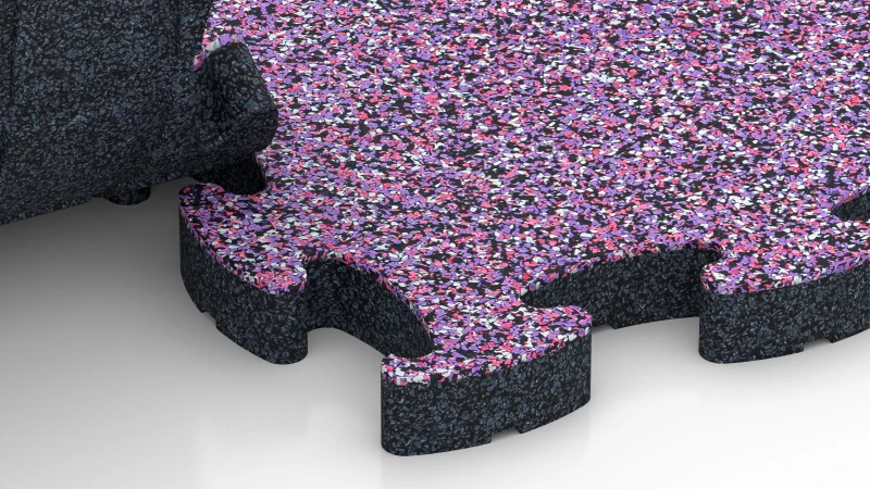 Optimised jigsaw interlock without bevel