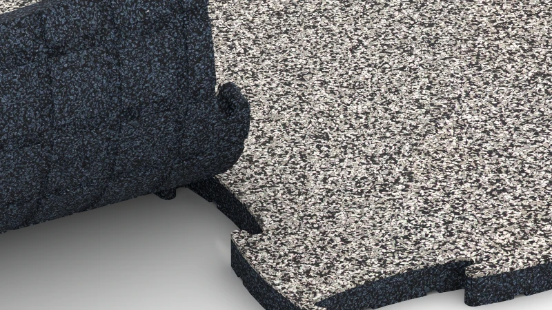 Optimised jigsaw interlock without bevel