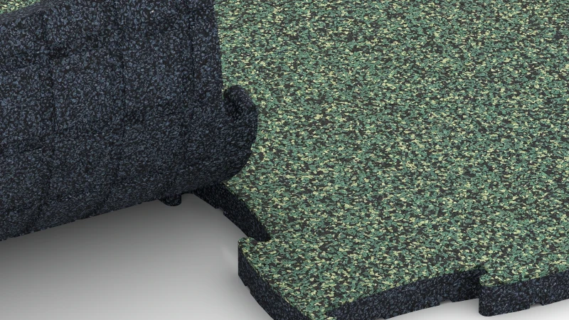 Optimised jigsaw interlock without bevel