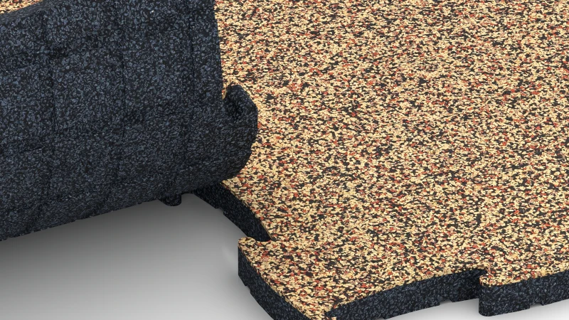 Optimised jigsaw interlock without bevel