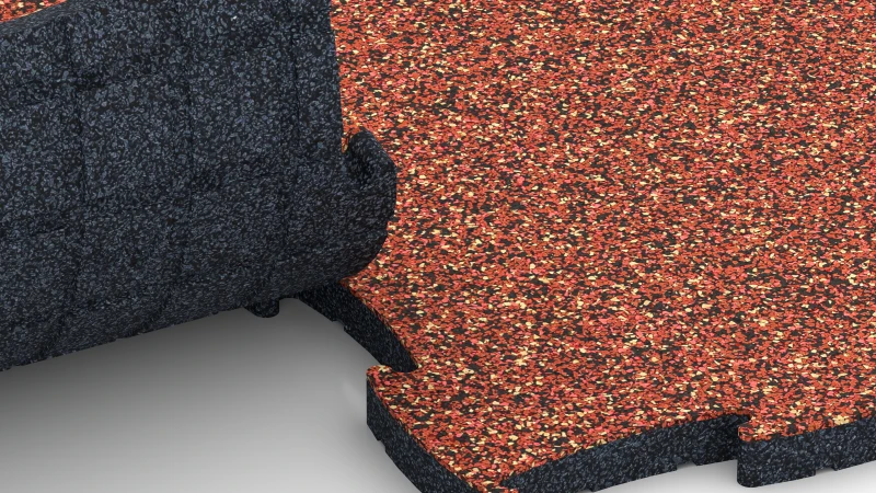 Optimised jigsaw interlock without bevel