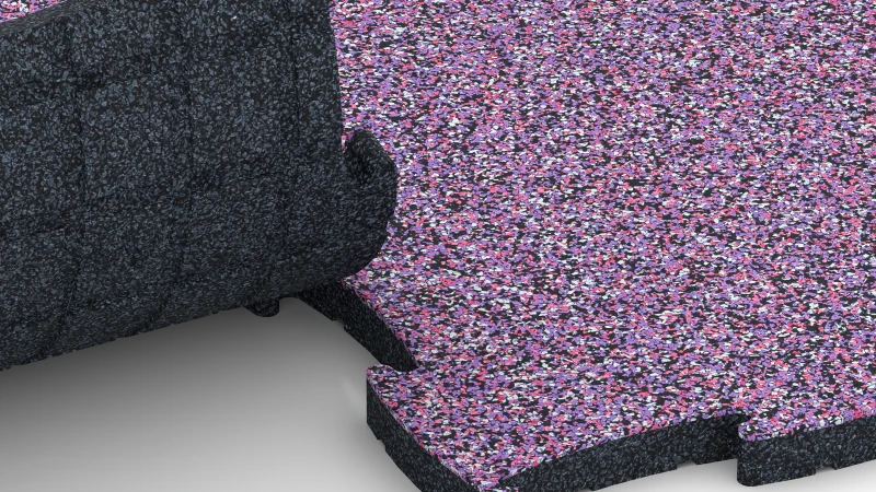 Optimised jigsaw interlock without bevel