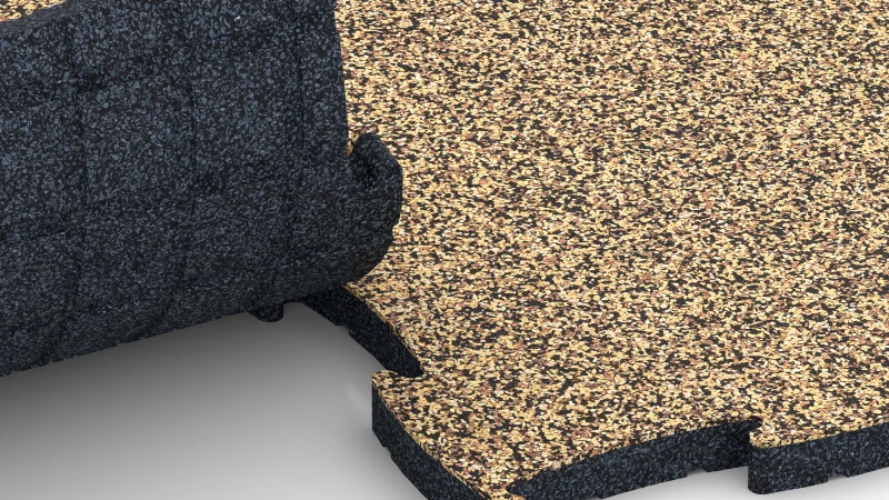 Optimised jigsaw interlock without bevel